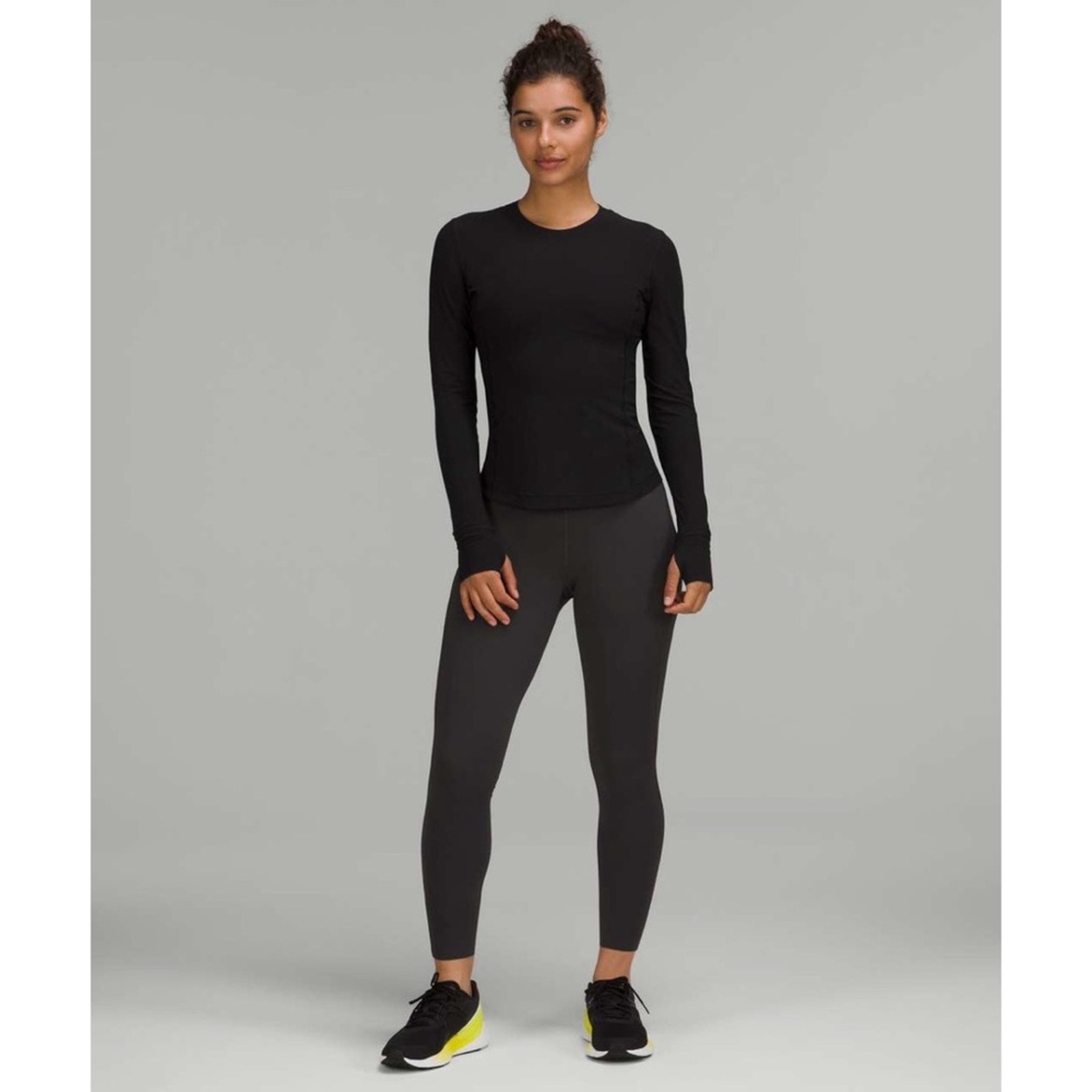 Lululemon Ventilated Mesh-Back Running Long Sleeve Shirt